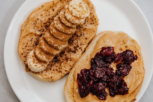 healthy breakfast spread