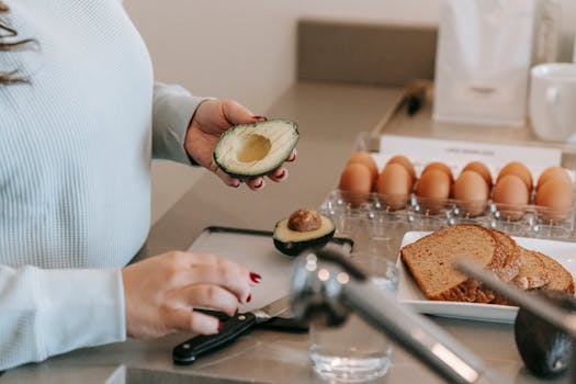 avocado toast with eggs