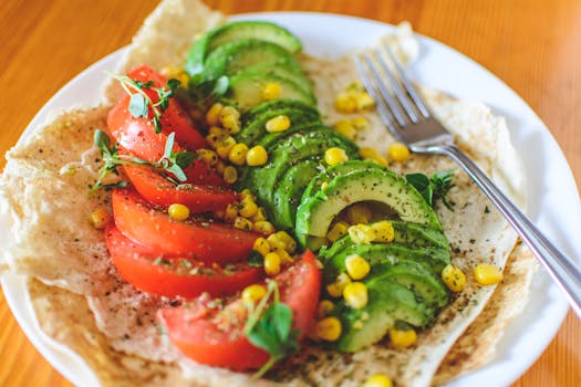 colorful plate of ful medames