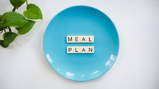 example of a weekly meal plan