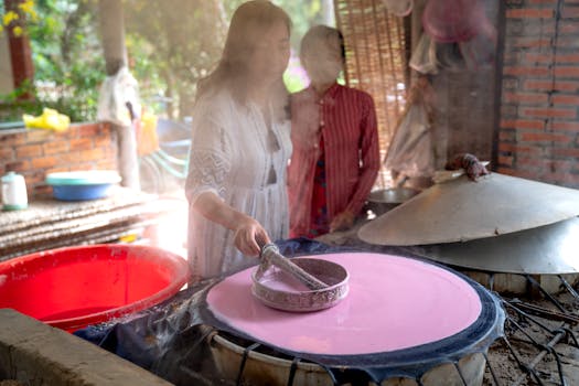 Vietnamese Bánh Cuốn