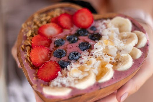 nutrient-packed breakfast with oats and berries