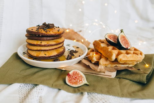 autumn breakfast spread