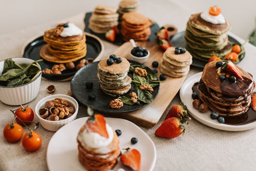 colorful toppings for breakfast