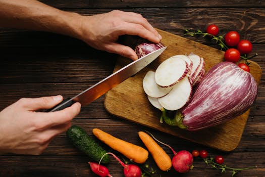 A selection of healthy breakfast ingredients on a wooden table