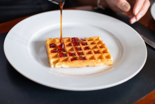 french toast with maple syrup