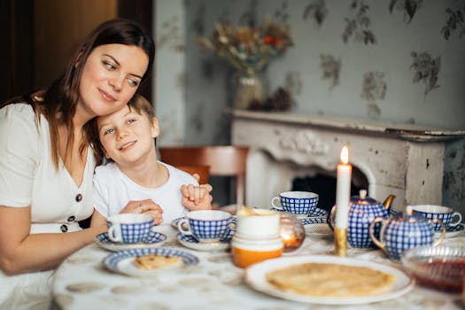 breakfast with kids