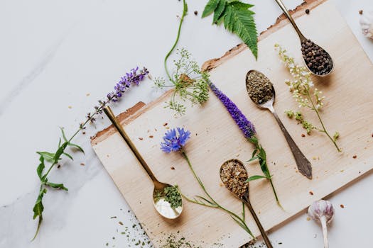 colorful edible flowers