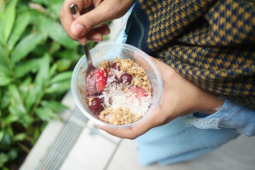 colorful coconut yogurt parfait